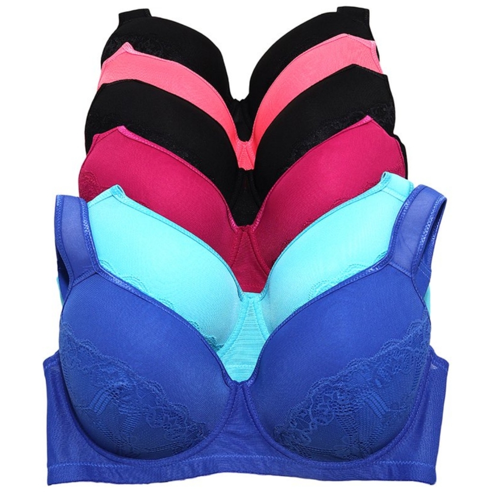 Set of 6 bras- Full coverage underwire